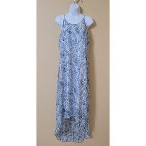 Old Navy Maxi‎ Dress Sleeveless Tie-Front Lightweight Summer Tropical Size M